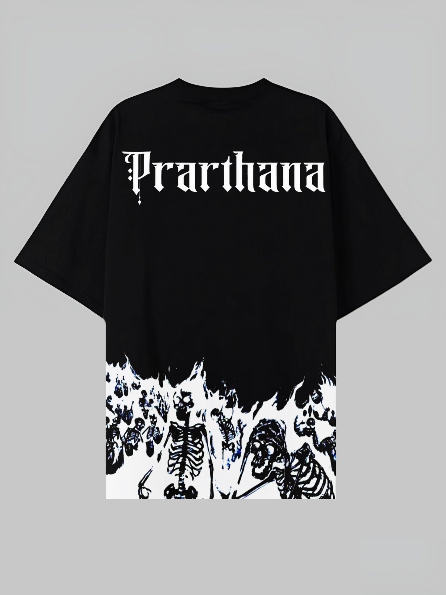 $ X DRDRIP | PRARTHANA OVERSIZED BLACK TSHIRT