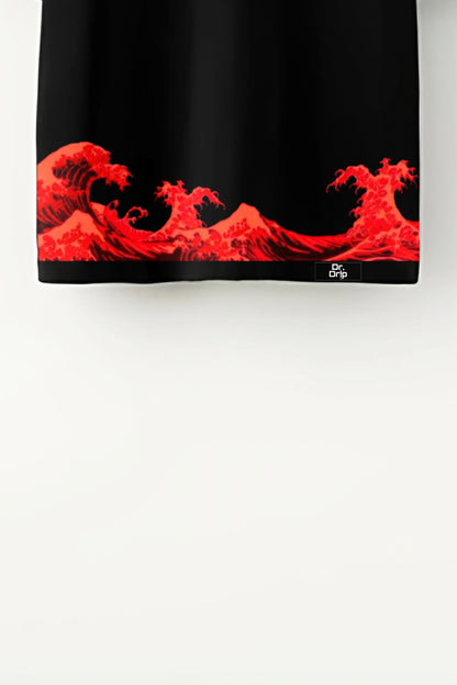 SM X DRDRIP | Oversized Black Tee