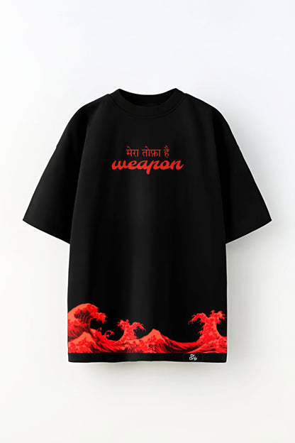 SM X DRDRIP | Oversized Black Tee