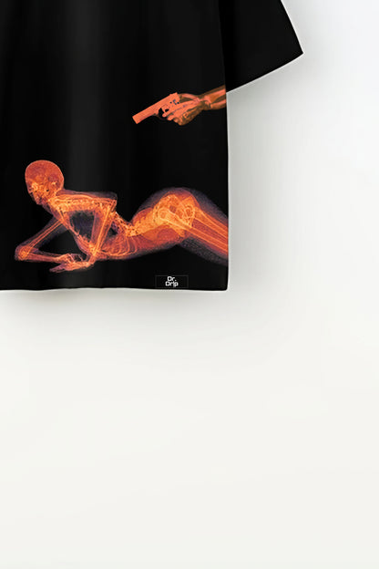 Bella X DRDRIP | Oversized Black Tee