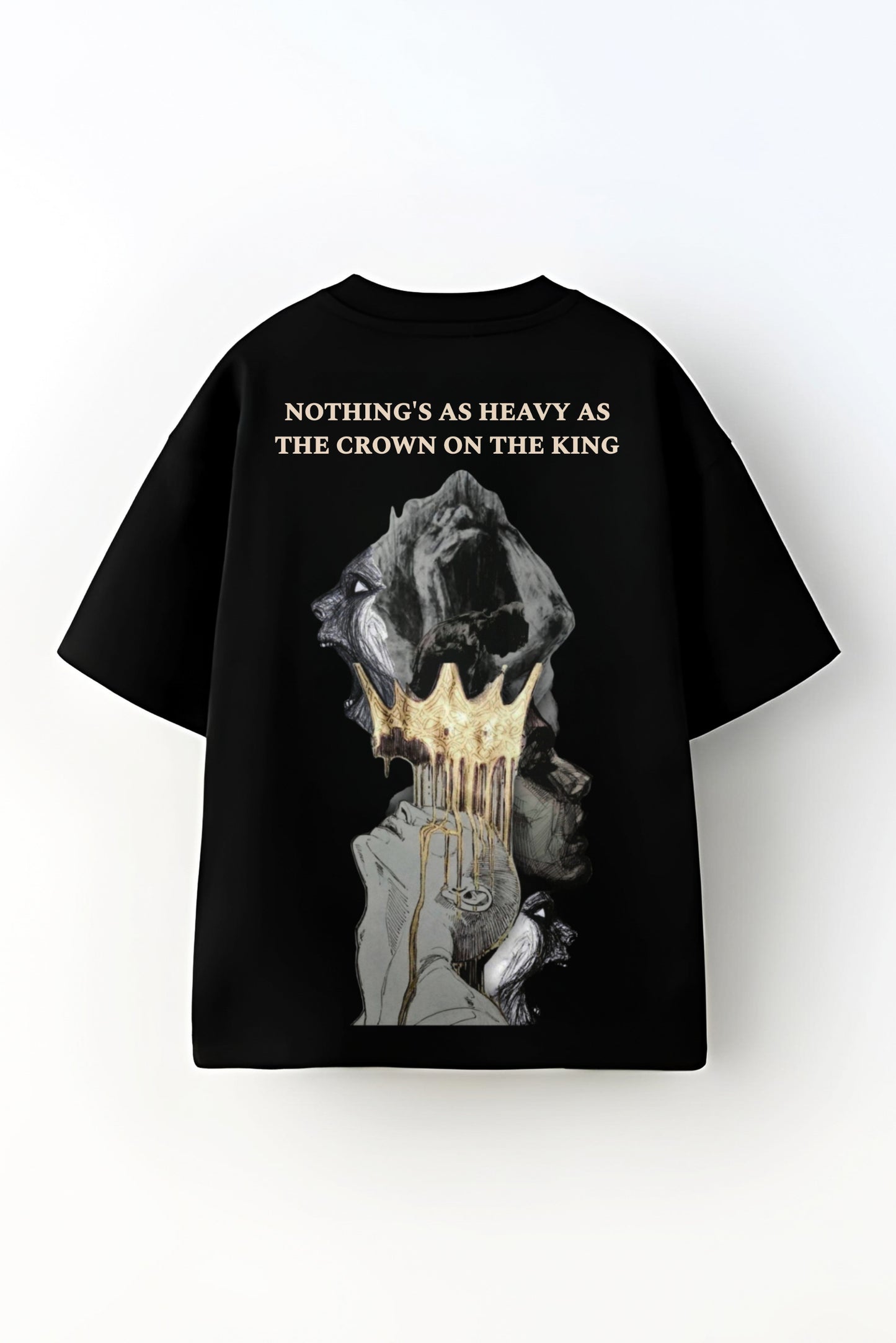 KING X DRDRIP | Bend down and kiss on the ring | Oversized Black Tee