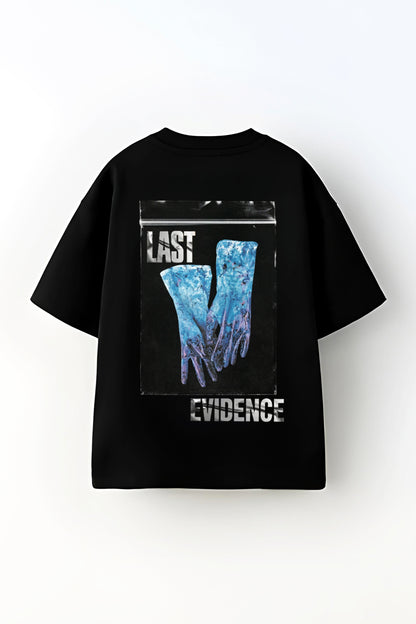 Last Evidence | Oversized Black Tee
