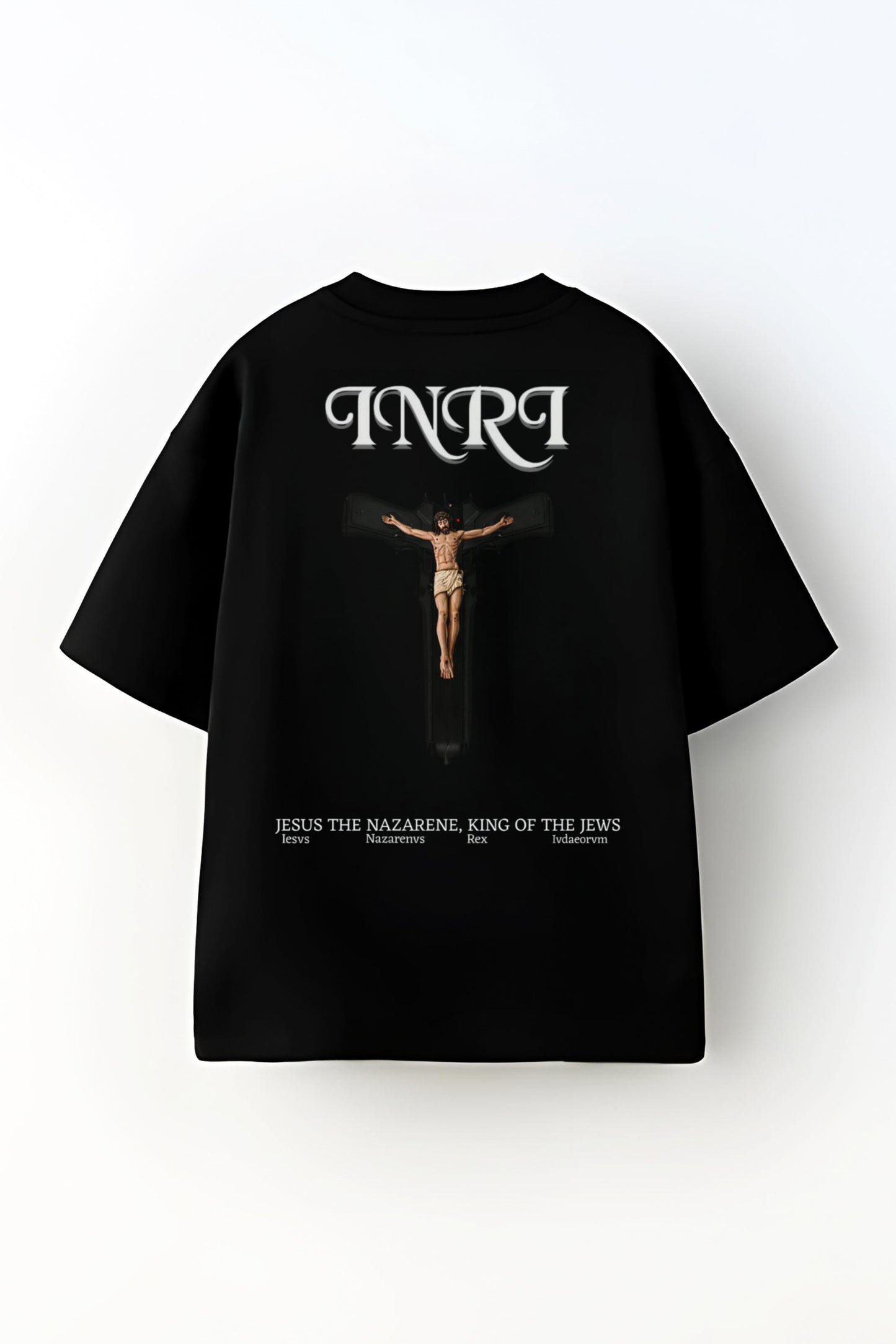 I.N.R.I | Oversized Black Tee