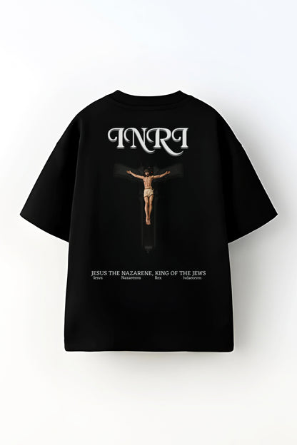 I.N.R.I | Oversized Black Tee