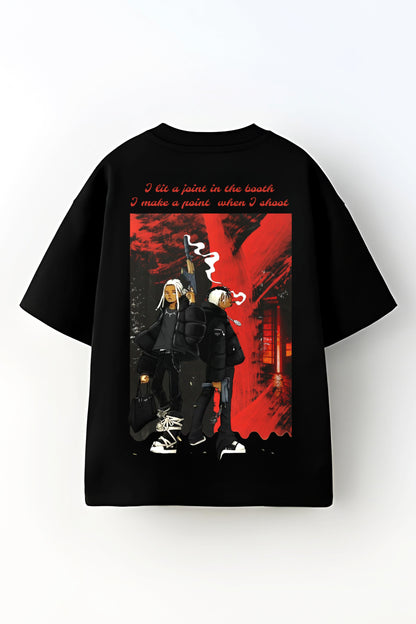 SM X DRDRIP | Oversized Black Tee