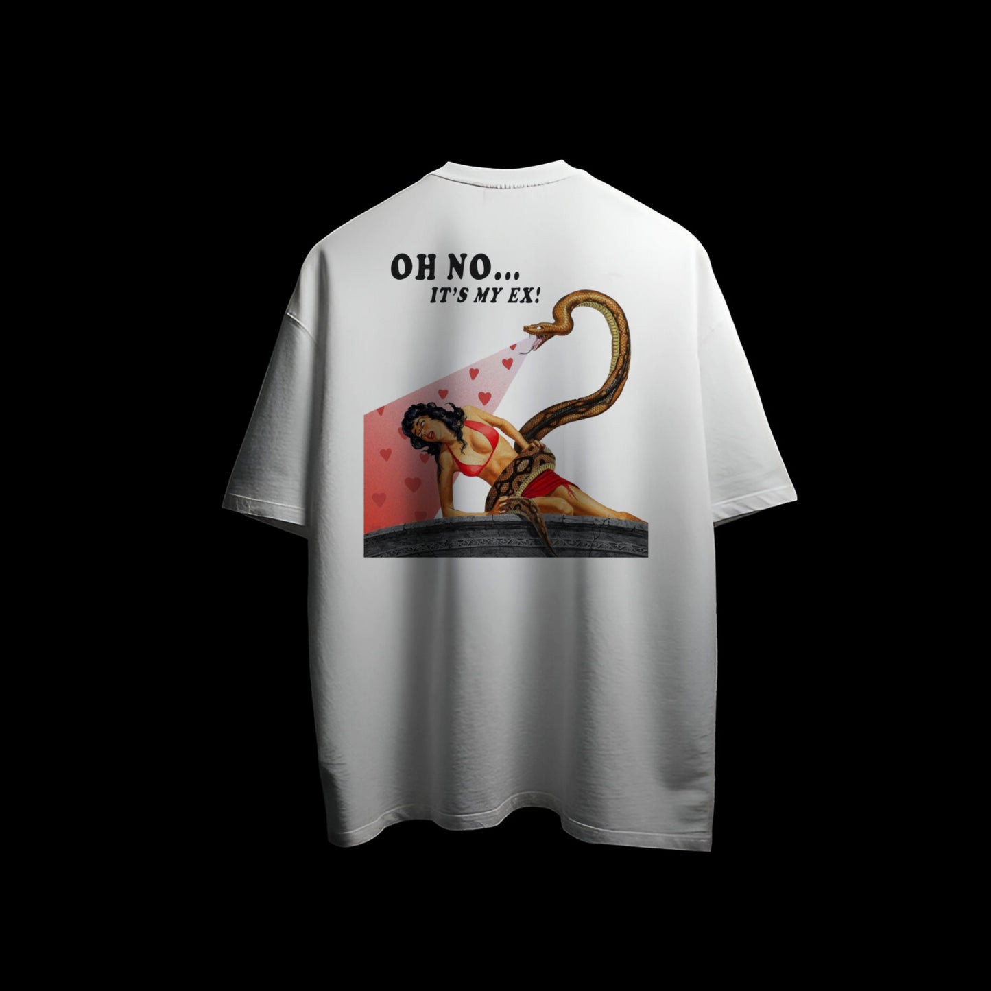 Oh No… IT’S MY EX! | Oversized White Tee