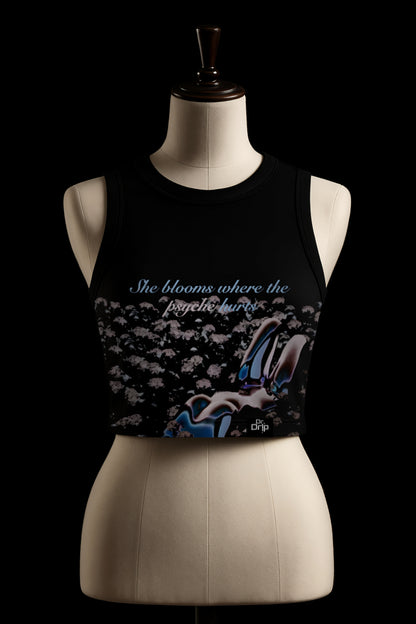 CHOAS AND BLOOM CROP TOP