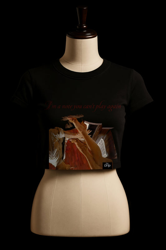 THE SWEET RHYTHM OF DEMISE CROP BABY TEE