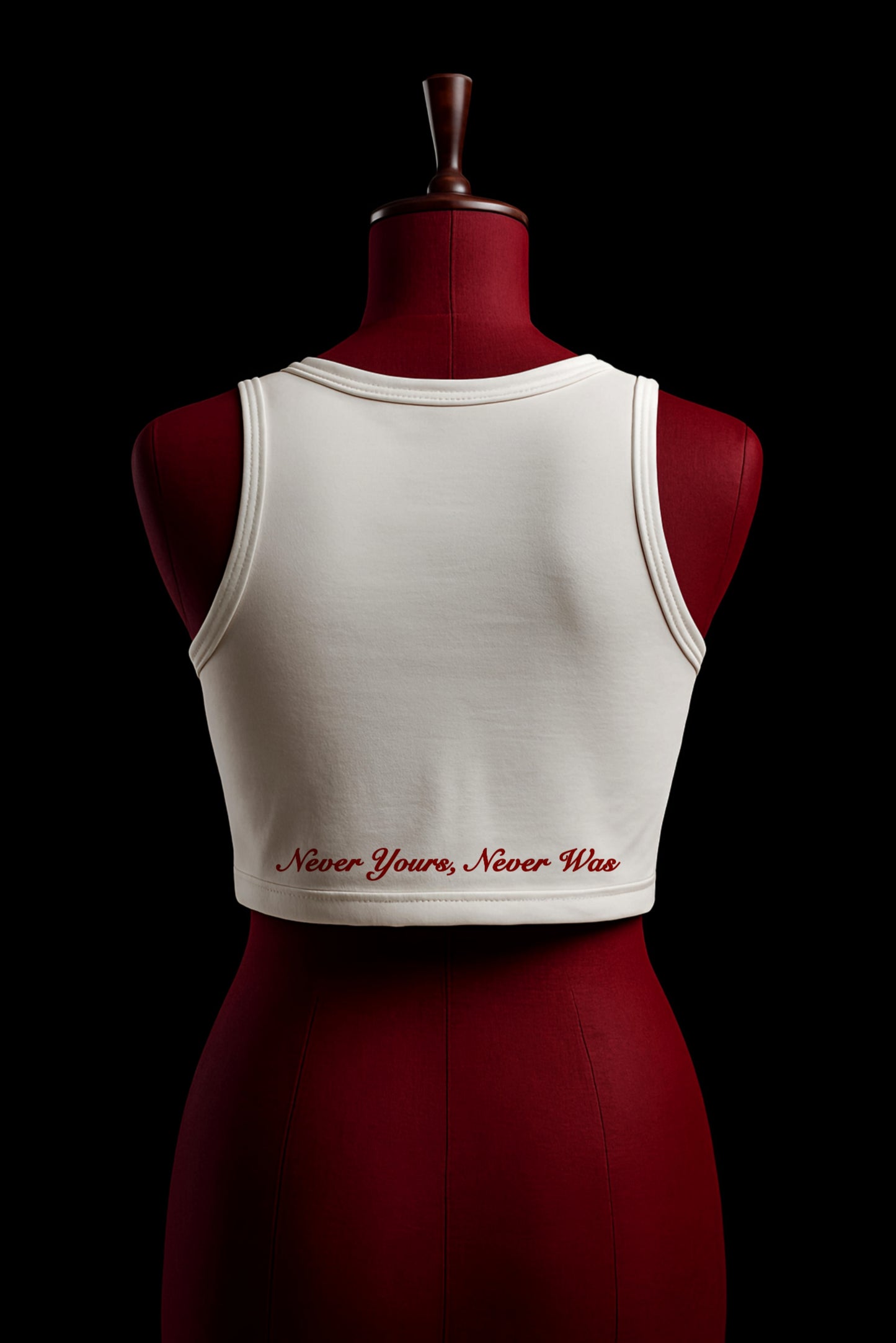 MYSTRIOUS RED LIPS CROP TOP