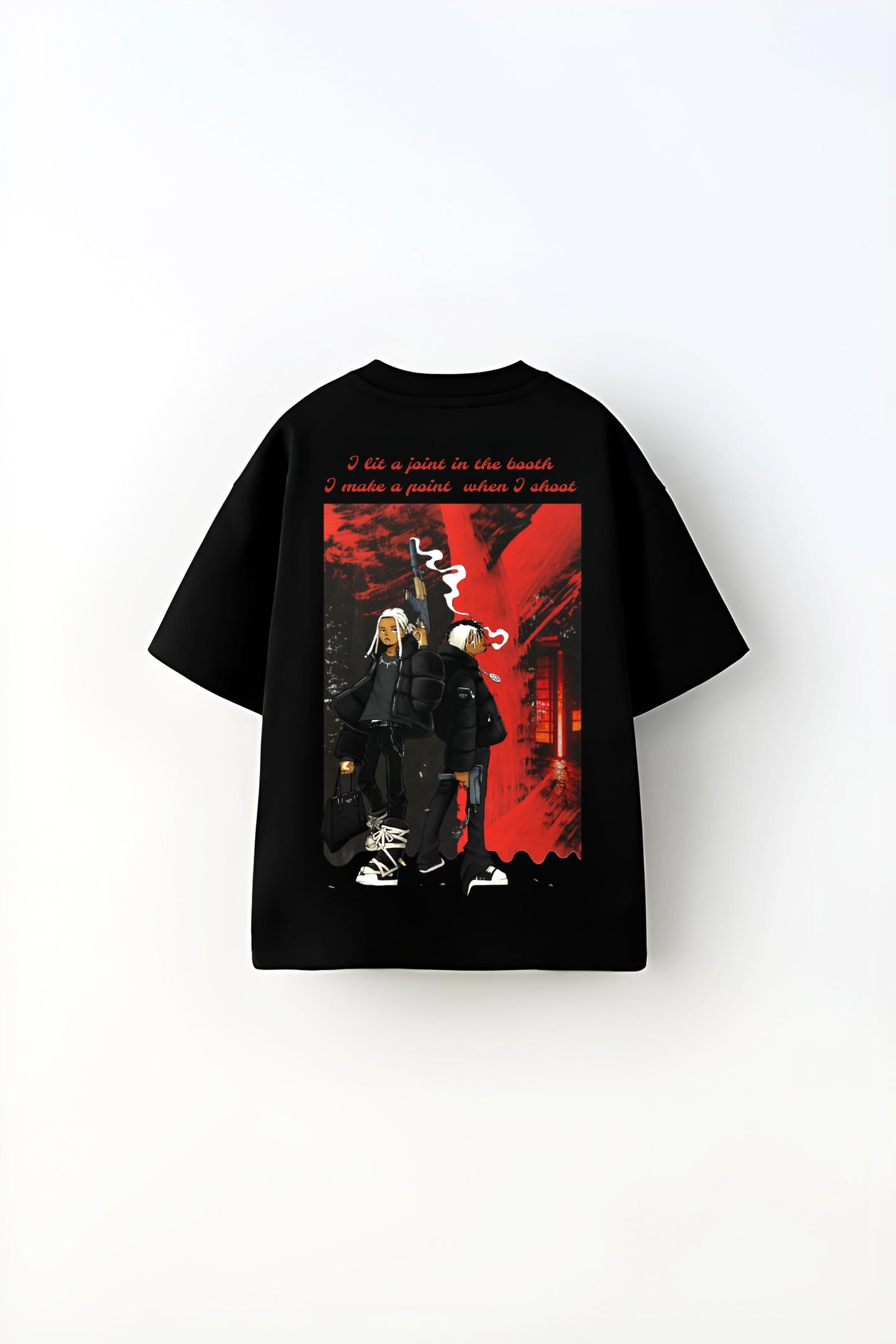 SM X DRDRIP | Oversized Black Tee