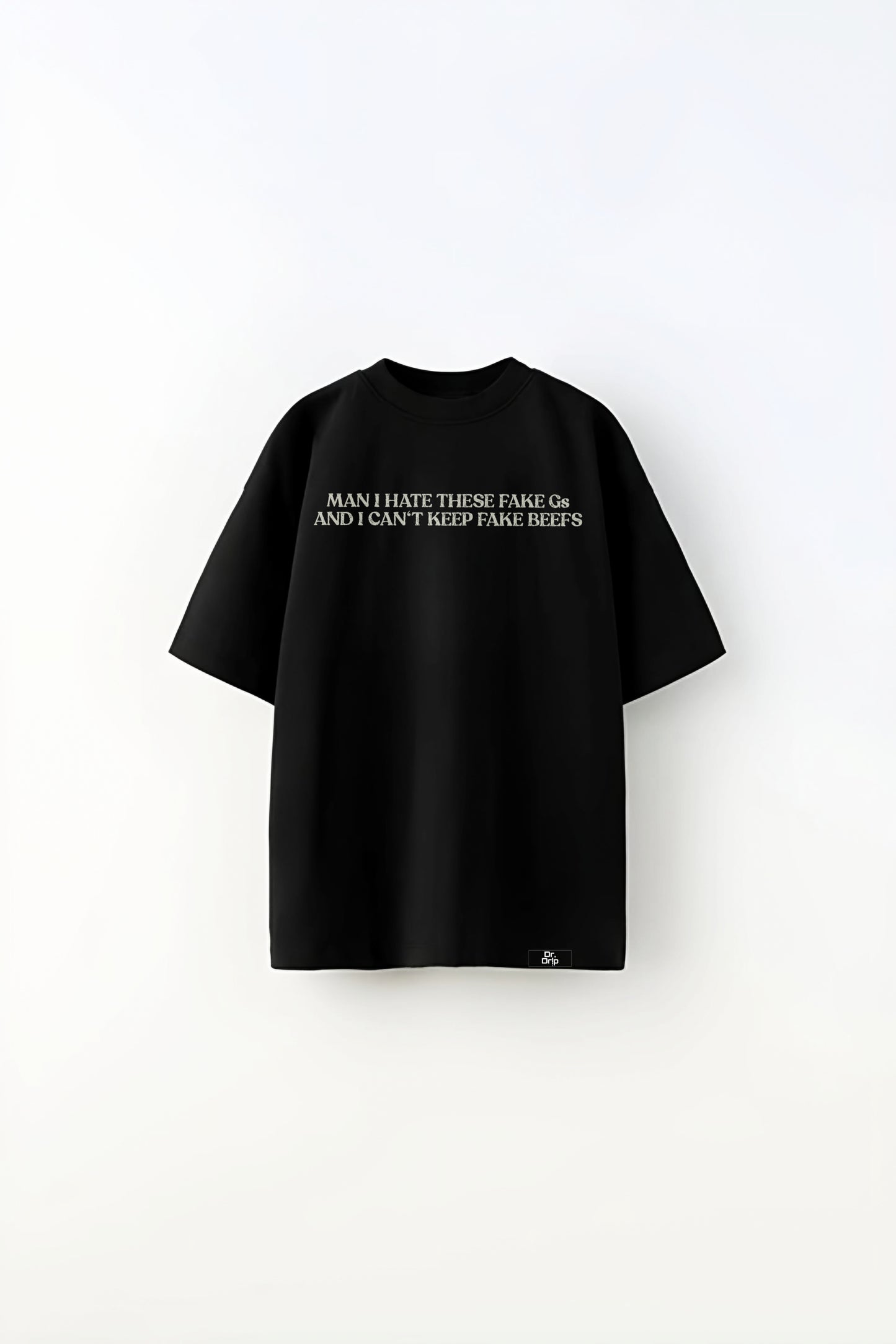 Raga X DRDRIP | Oversized Black Tee