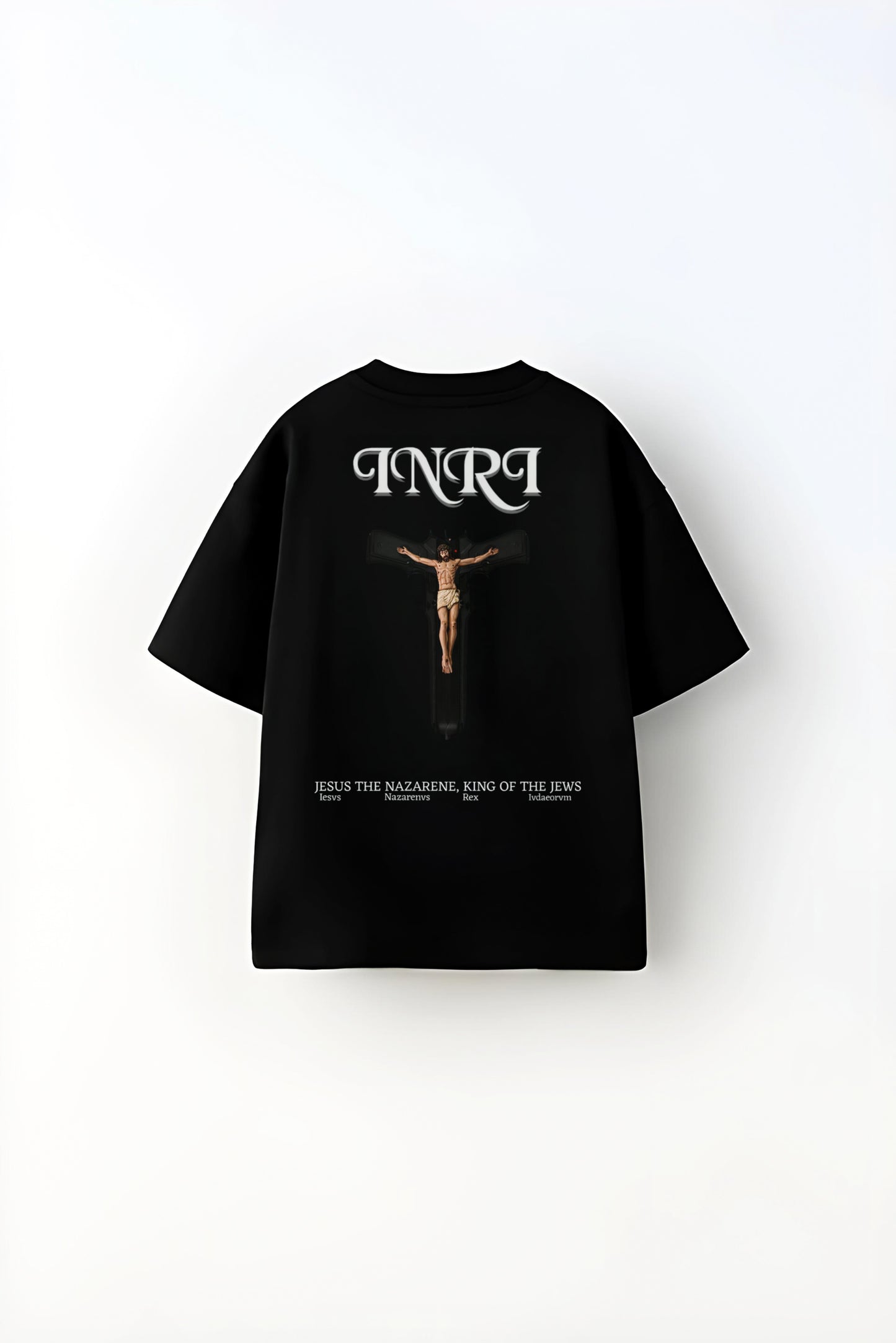 I.N.R.I | Oversized Black Tee