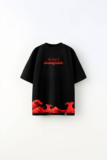SM X DRDRIP | Oversized Black Tee