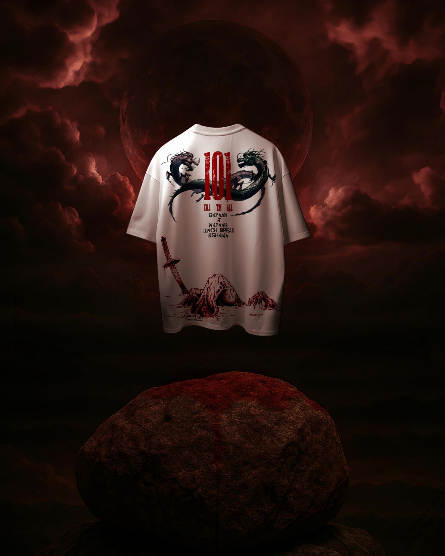 SM X DRDRIP | I AM WEAPON | OVERSIZED TSHIRT