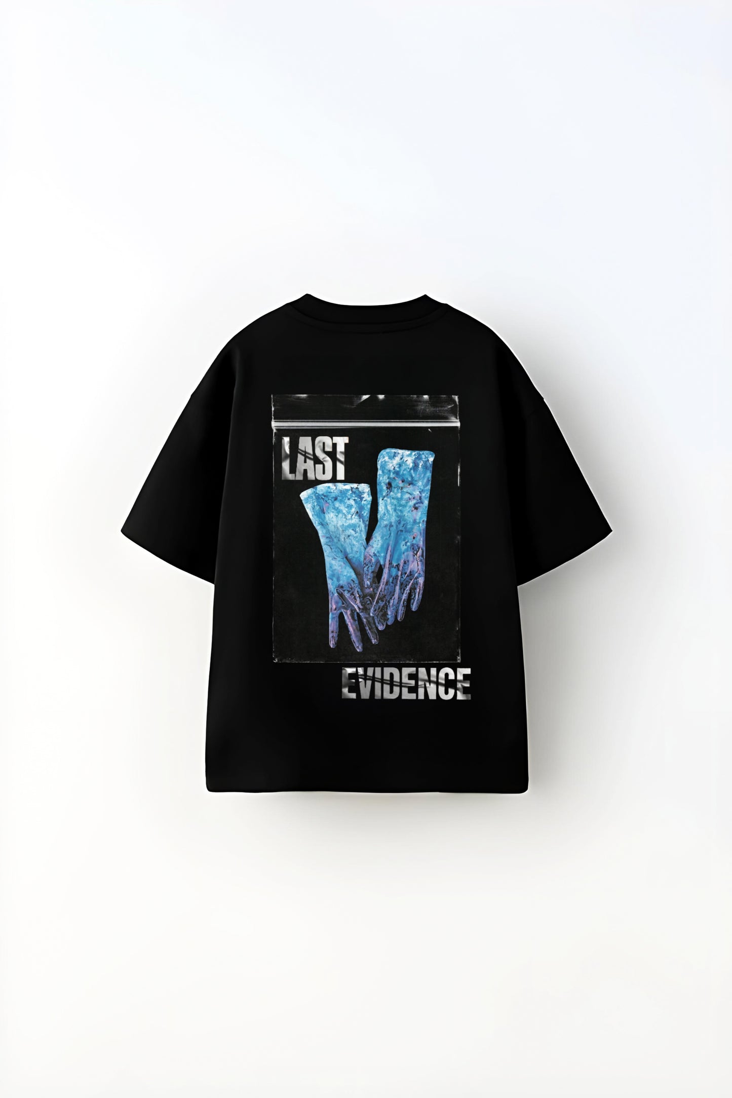 Last Evidence | Oversized Black Tee
