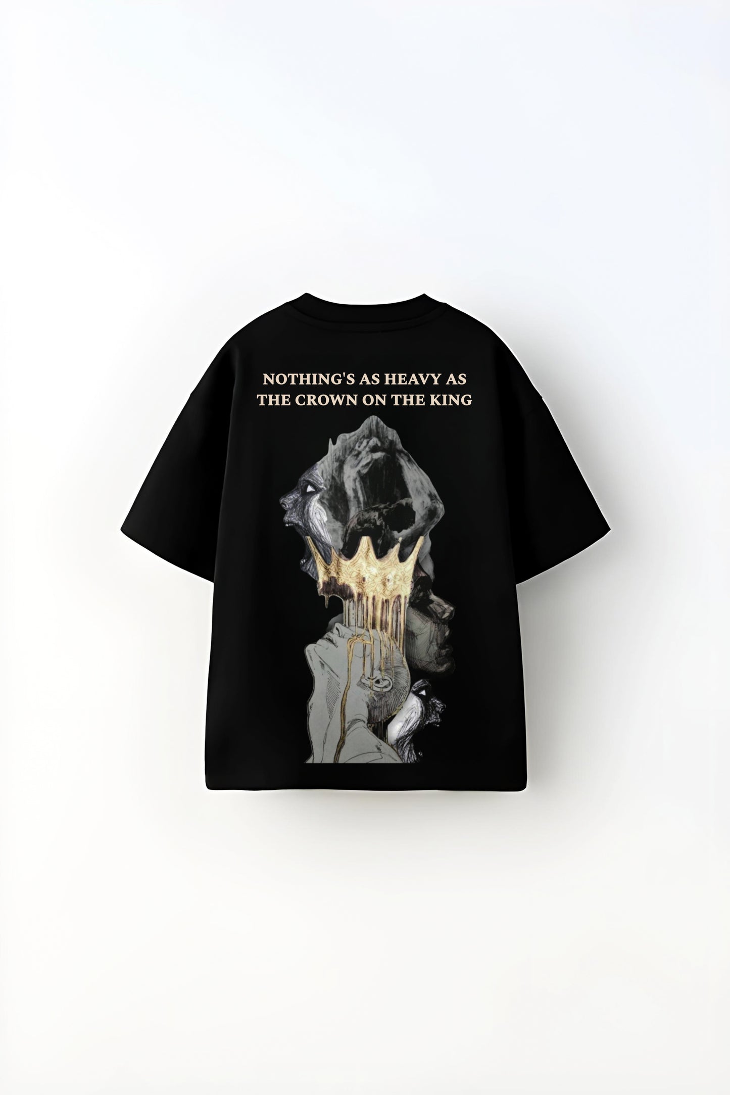 KING X DRDRIP | Bend down and kiss on the ring | Oversized Black Tee